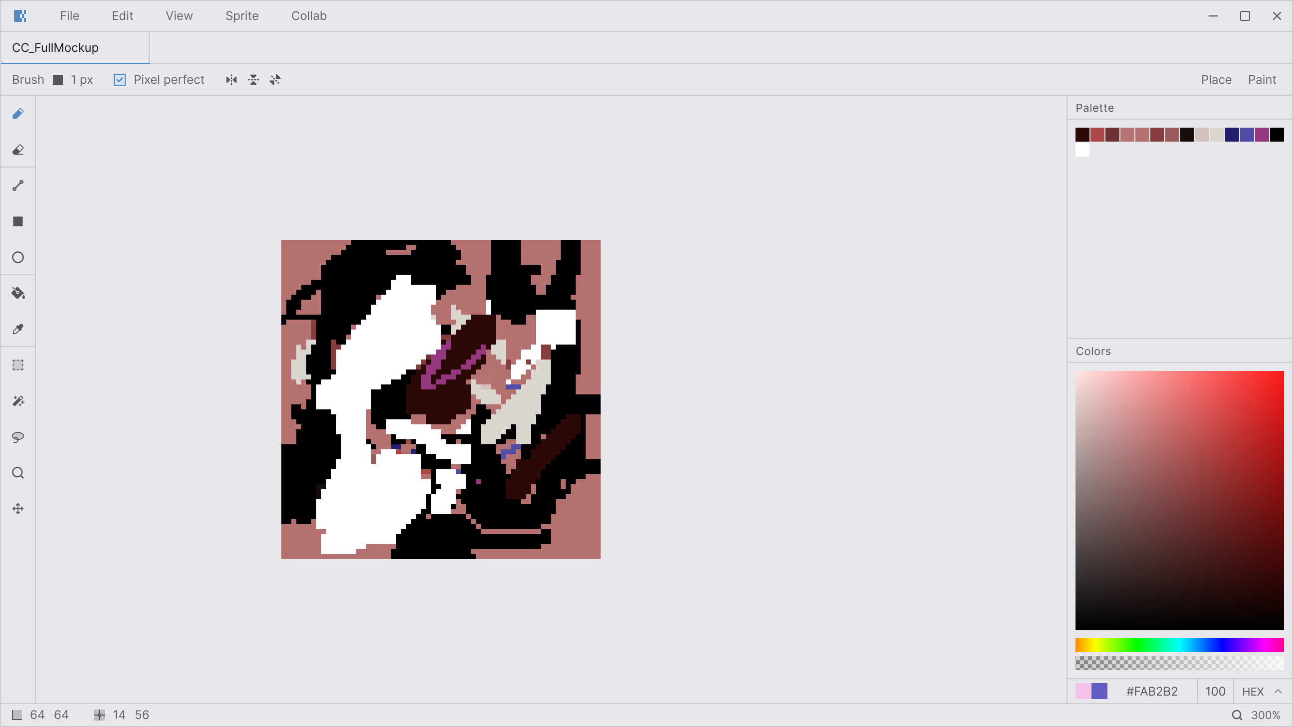 Mockup example
